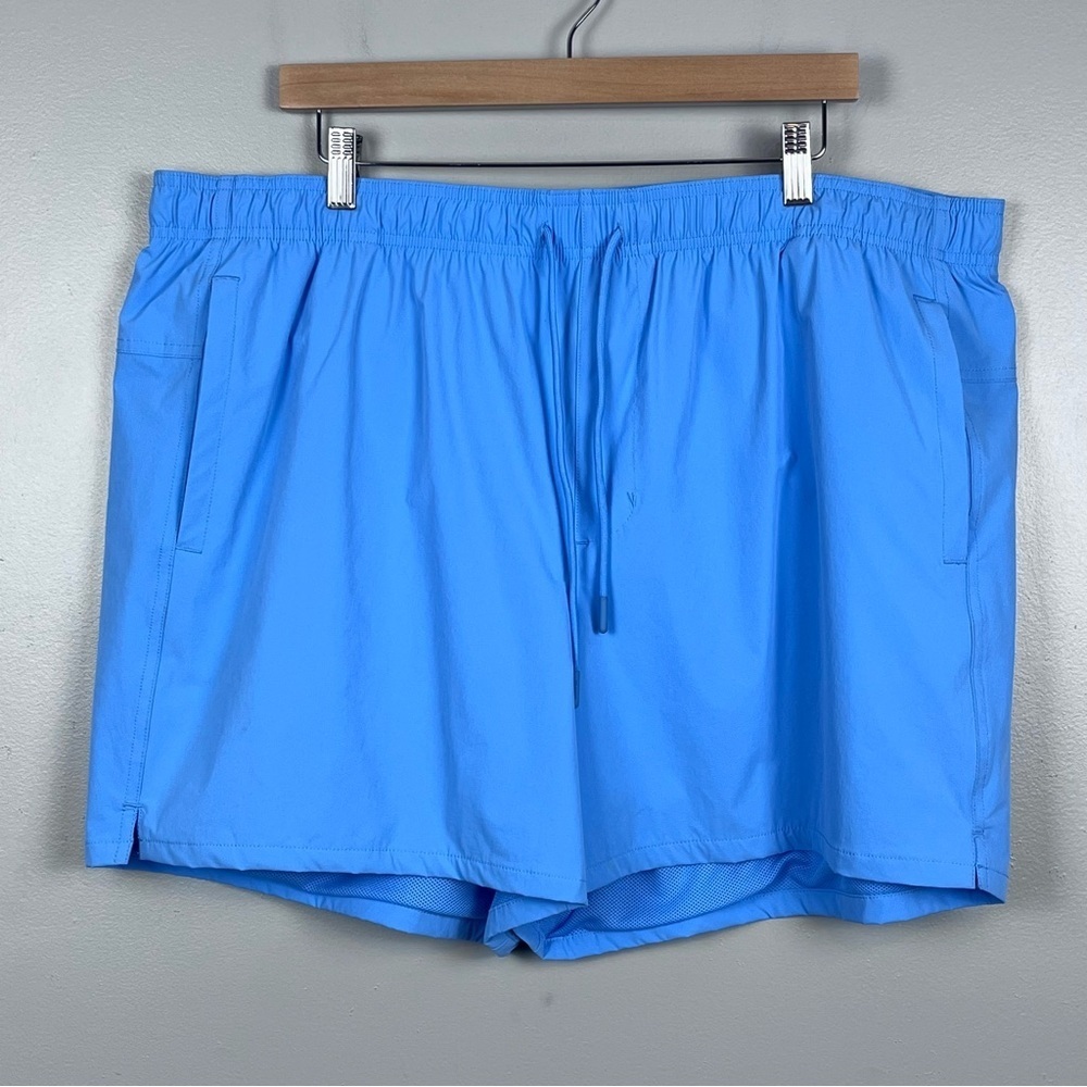 NWT VRST Men's Elastic Waist Drawstring 5" Mesh Lined Everyday Shorts Size XXL